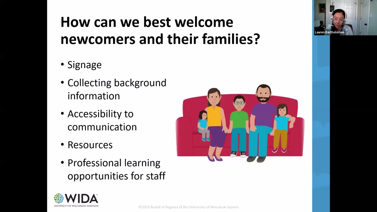 WIDA Webinar: Strategies for Supporting Multilingual Newcomers