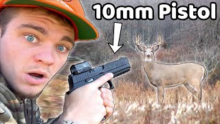 I Hunted DEER with a PISTOL for the First Time!