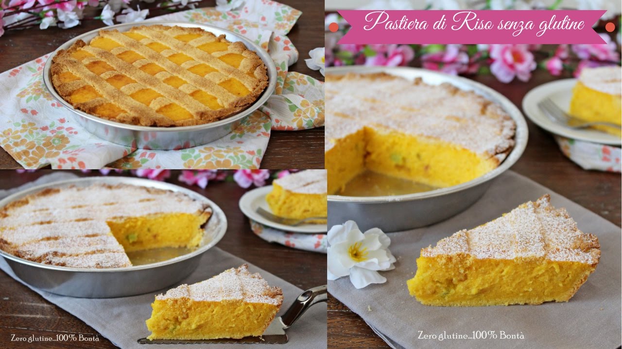 Pastiera di riso senza glutine