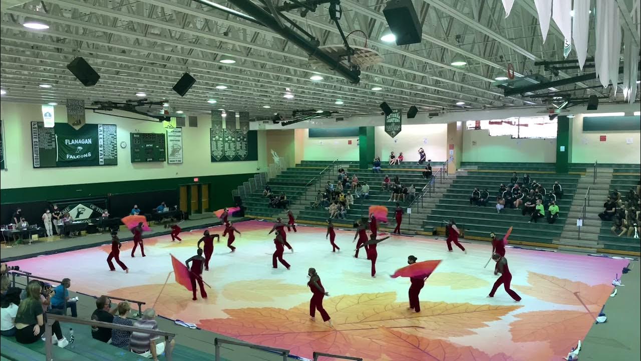 Spanish River High School Winterguard 2021 performance “When October