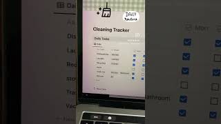 Maintain household cleaning plan with Simple #Notion Template Cleaning Tracker Schedule planner