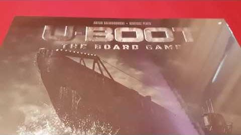 U-BOOT: The Board Game by Phalanx Games (unboxing)