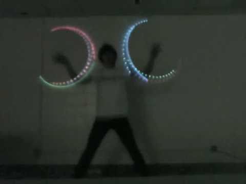Glow fans, Fire(less) LED fans - YouTube