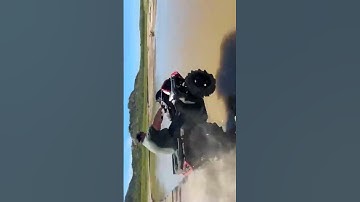 Can-Am Outlander XMR  river  jump