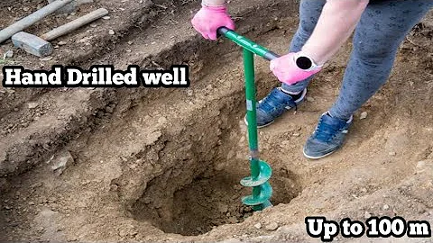 Water well drilling by hand |how to drill your own well