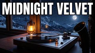 Midnight Velvet 🏔️ Late Night Jazz House Mix (Cozy Mountain Chalet Ambiance)