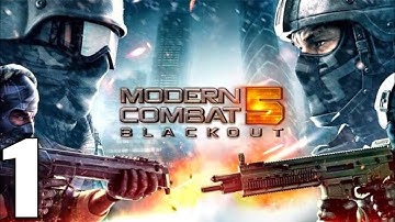 Modern Combat 5: Blackout Android Walkthrough - Gameplay Part 1 - Chapter 1: Venice The LieModern