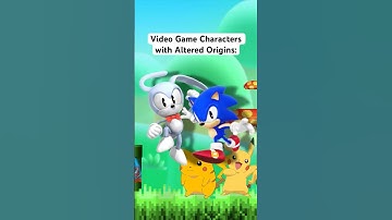 Video Game Characters with Altered Origins: #sonic #mario