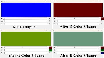 How To Change The Background Color Using Scrollbar (HScrollBar) In VB 6.0