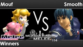 MNM 114 - SWG | Mouf (Peach, DK) vs Smooth (Marth) Winners - Melee