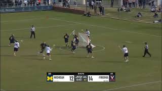 Sub Game, Up Pick, Pass through X & Feed the Crease - Payton Cormier (Virginia Men's Lacrosse 2023)