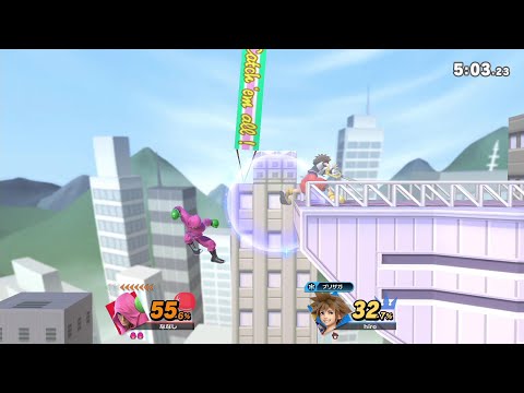 【スマブラSP】ここでセフィロスのカウンターとソラのカウンターを見てみましょう