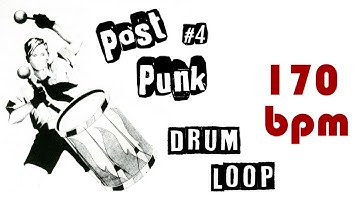 Post Punk Drum Loop #4 - 170 bpm