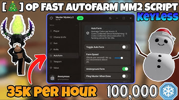 [OP🎄] Fast autofarm script for mm2 | pastebin link | direct link
