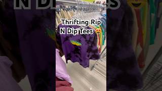 Thrifting Rip N Dip Tees.  #thrift  #shorts  #tees  #ripndip  #thriftstorefinds