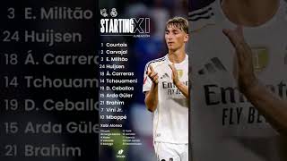 تشكيلة ريال مدريد الرسمية لمواجهة ريال سوسييداد