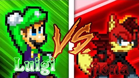 luigi vs fiona the fox continuation / mario vs scourge sprite animation