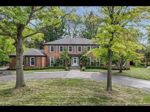 1987 Hunters Ridge Drive, Bloomfield Hills, MI home video tour