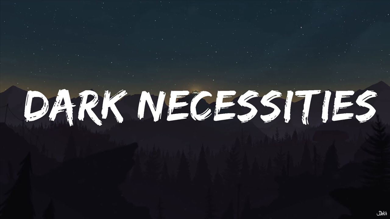 Red Hot Chili Peppers Dark Necessities (Lyrics) Melodies YouTube