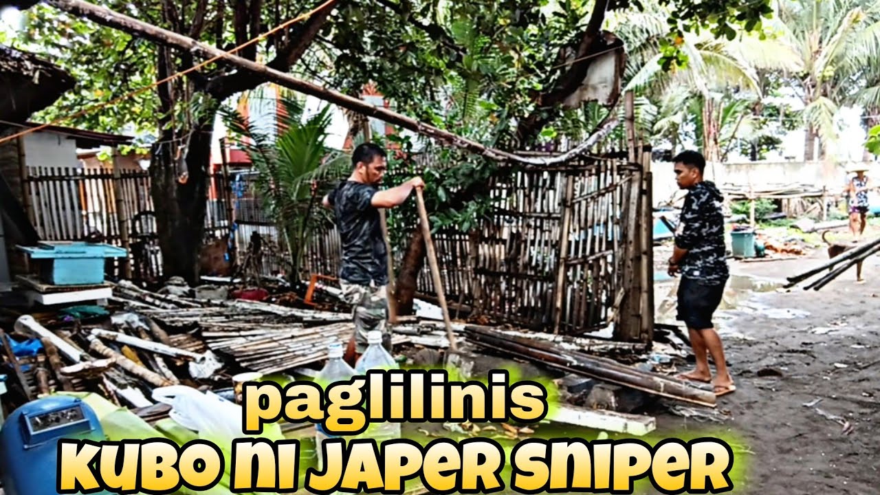 ANG PAGTULONG PAGLILINIS SA KUBO NI @JaperSniperOfficial  KASAMA ANG TEAM GONG GONG