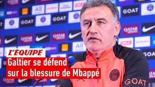 La défense de Galtier après la blessure de Mbappé (PSG) : 