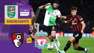 Thumbnail for Bournemouth v Liverpool | Carabao Cup 23/24 | Match Highlights