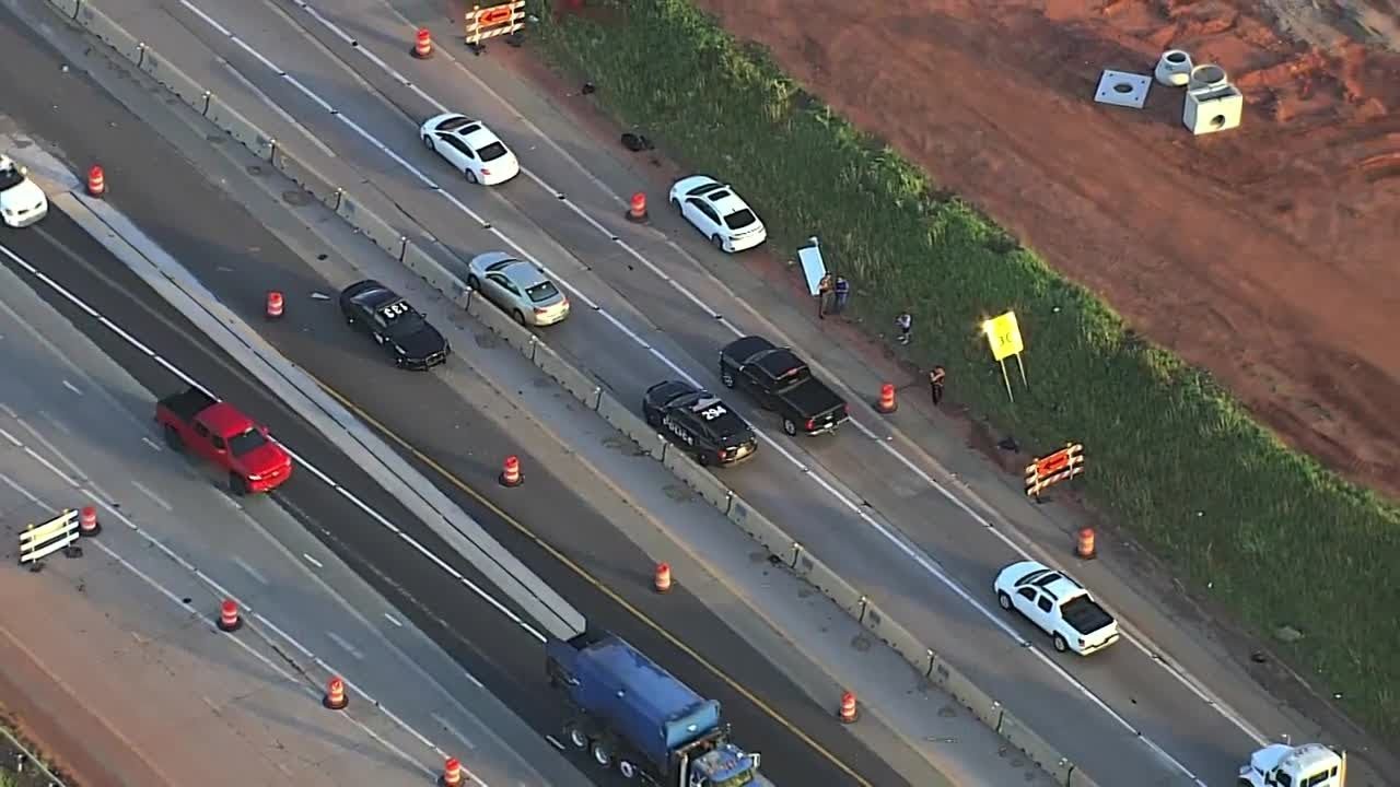 Crash causes traffic slowdown on westbound I-240 - YouTube