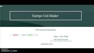 Europe Ebinder Set-Up Video
