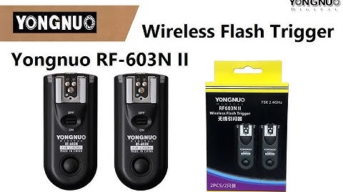 Yongnuo RF 603N II Wireless Flash Trigger
