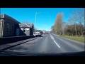 Spring Road Trip Drive With Bagpipes Music On History To Visit Oakley Fife Scotland