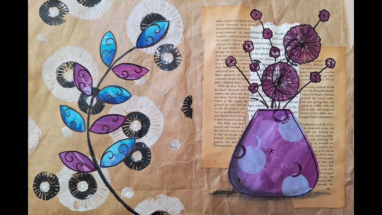 Художественный журнал с нуля с ограниченными материалами #2.2