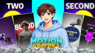 Motion Graphics Mobile 🔥 | Create PRO Videos Without PC