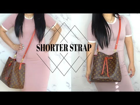 How to Shorten the Strap of Neo Noe Louisvitton Bag I ALMOST NO COST! 