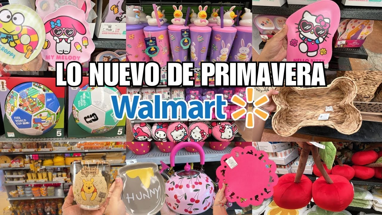 ‼️LO NUEVO DE WALMART✨Todo para ORGANIZAR el HOGAR🏠Colección Primavera,Hello Kitty,Winnie Pooh yMÁS