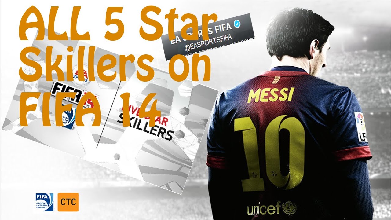FIFA 14 NEWS | 'NEW' All 5 Star Skillers in FIFA 14 | Ft. Ronaldo, Neymar, Ibrah etc