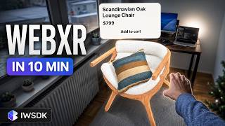 Создаем WebXR-приложение за 10 минут (урок №1 по IWSDK для начинающих) screenshot 3