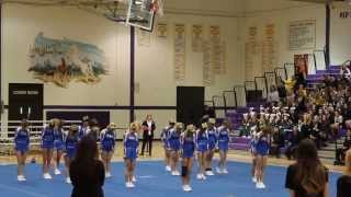 Wheaton North Varsity Cheer @ Sectionals 2014
