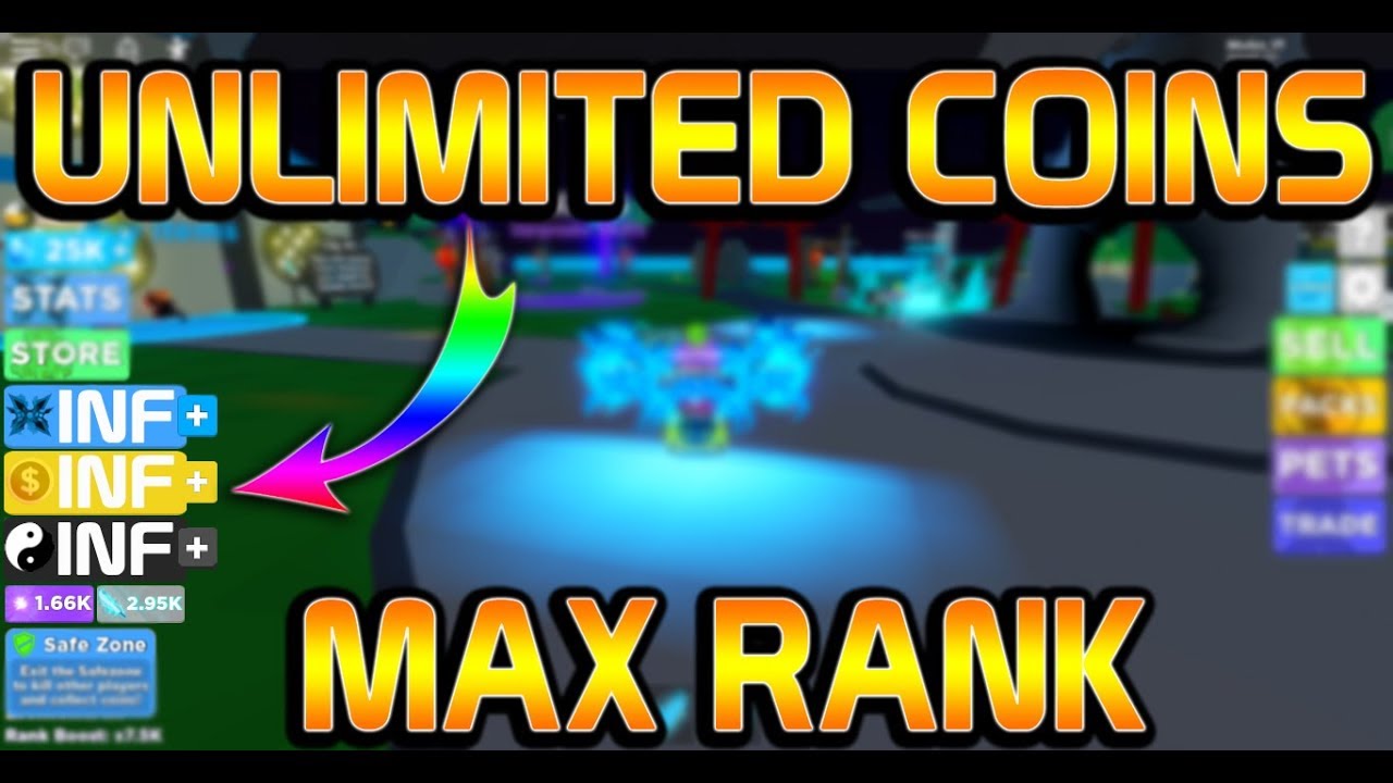 Ninja Legends Roblox Hack Script Unlimited Coins Easy Max Rank Autofarm Souls More Youtube - roblox ninja legends script game guardian