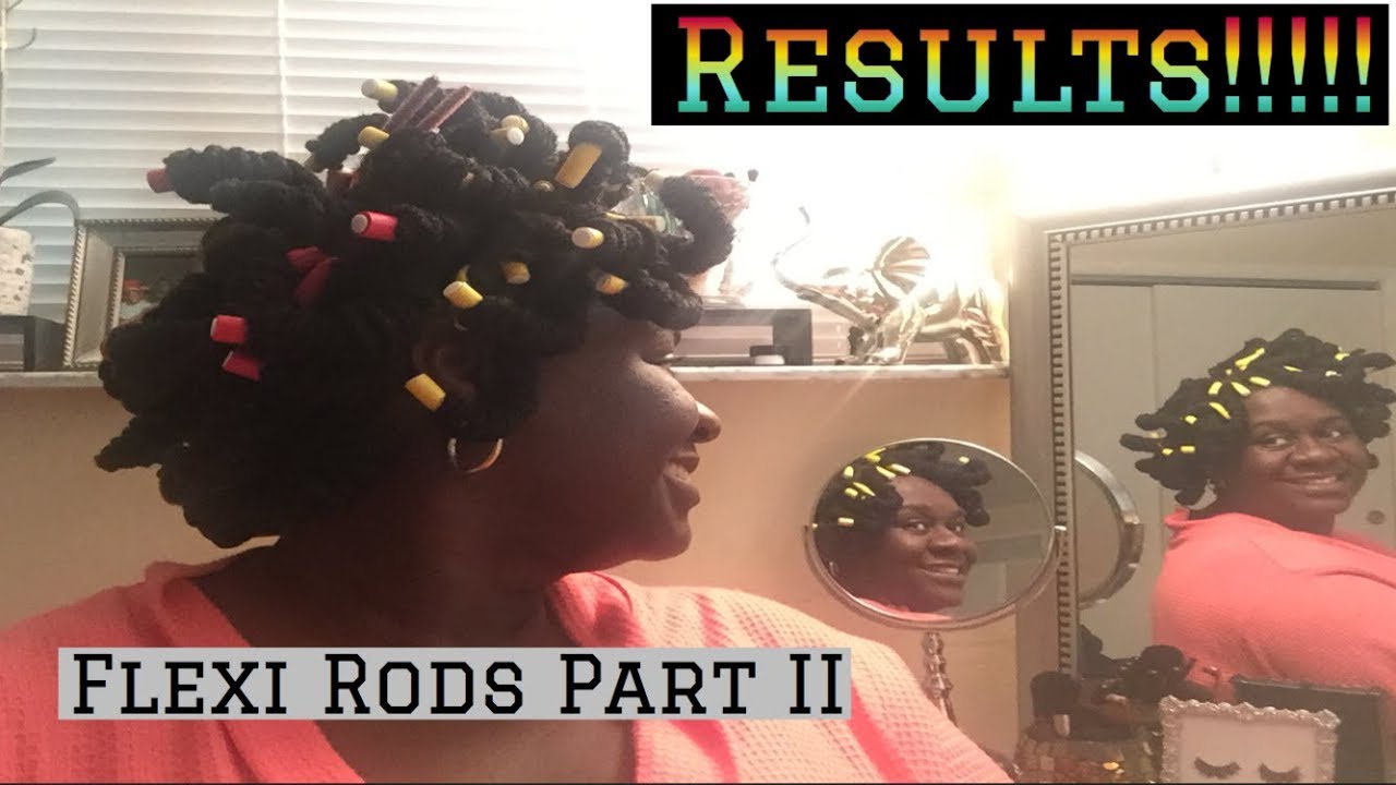 Flexi Rods on Long Locs Results Part II!!! YouTube