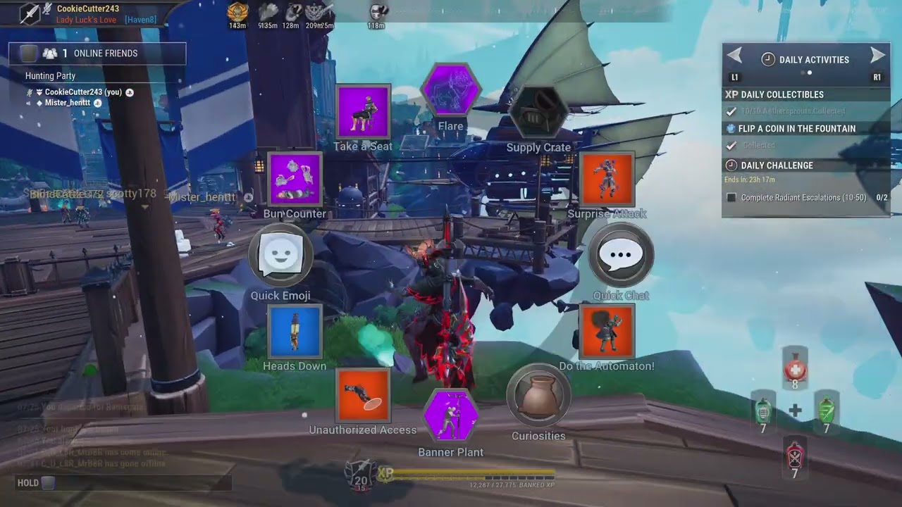 Dauntless parkour