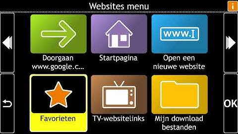 GuideConnect-handleidingen: Websites - Favorieten openen