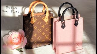 THIS BAG HOLDS WHAT?! PETIT SAC PLAT LOUIS VUITTON - REVIEW/DEMO/MOD SHOT 