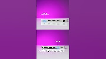 10 in 1 USB Hub With Display | Aluminum Metal USB Hub  With C Port #usbhub #gadgets