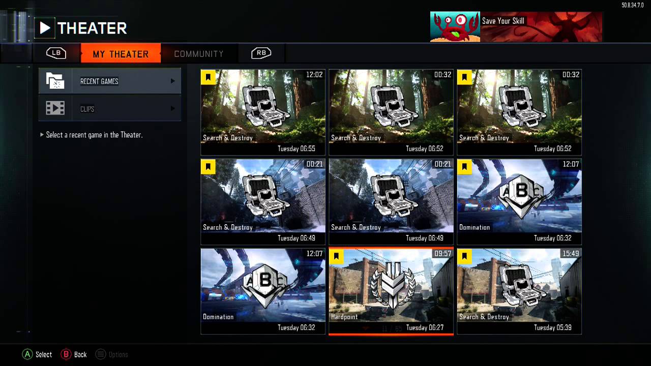 Black Ops 3 Theater Mode is Broken. Error Code 0x002 YouTube