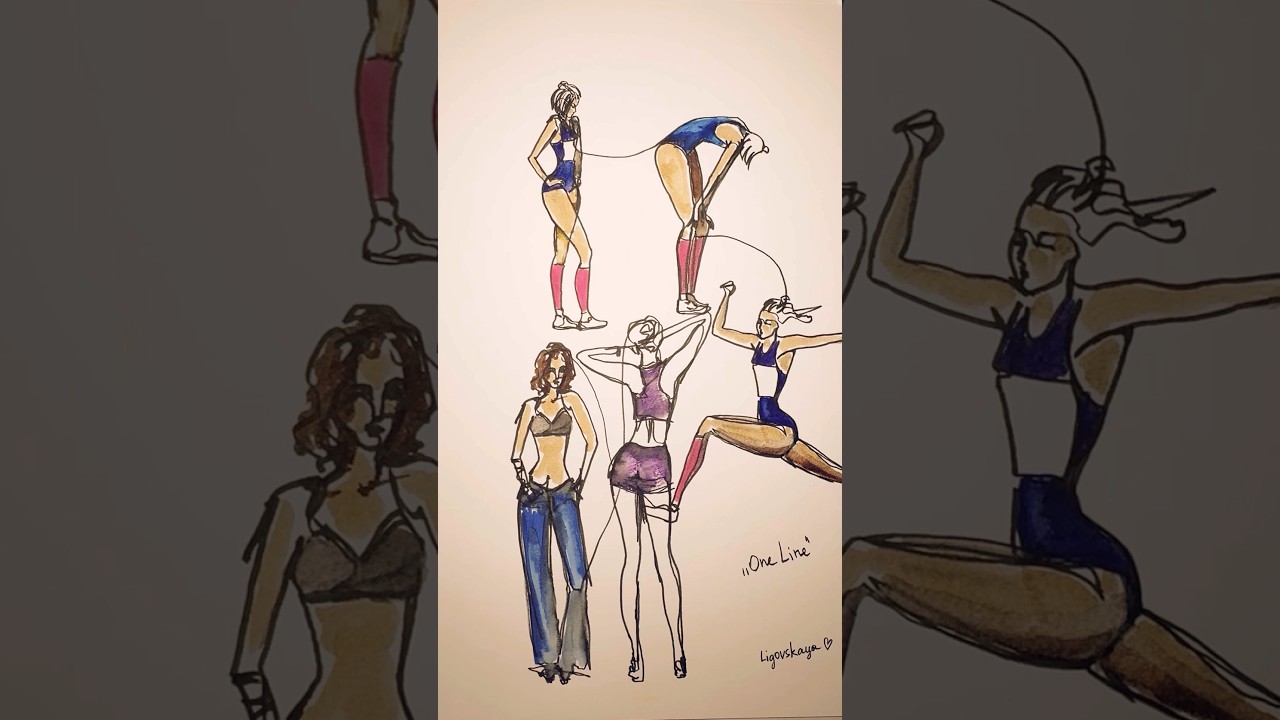 “One Line”! Amazing art-project about Ukrainian Athletes 🤩🏃🏽‍♀️ 