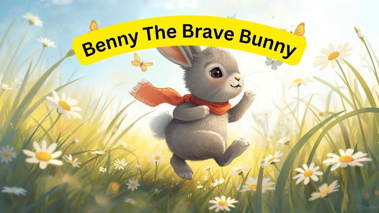 Benny the Brave Bunny 🐰🌈 | Inspiring Kids Story on Courage, Kindness ...