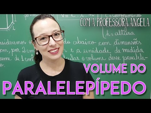 Vídeo: Como Calcular O Volume De Um Paralelepípedo