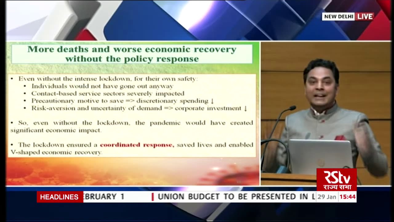 Chief Economic Advisor K Subramanian's press briefing on Economic Survey 2020-21