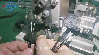 TS-U02 High efficiency one core electric wire stripping and terminal crimping machine