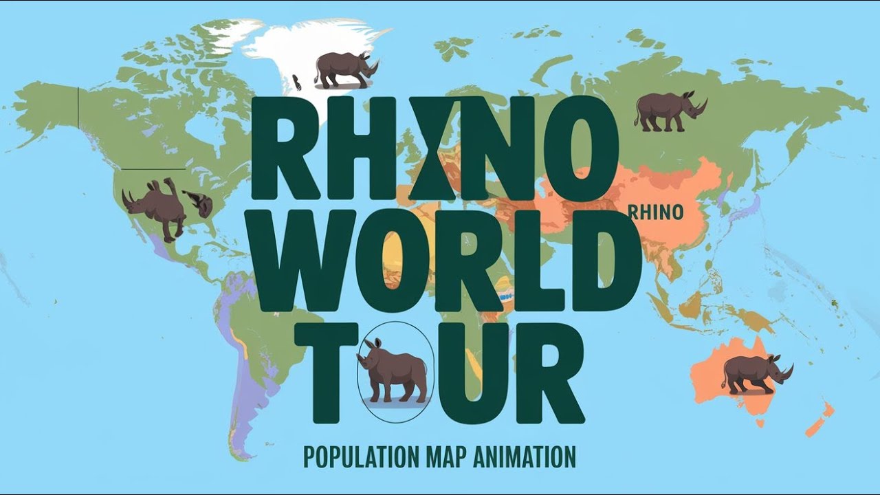 Rhinos Around the World: A Global Population Animation